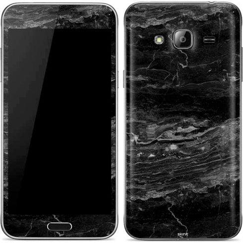 Crystal Black Galaxy J3 Skin