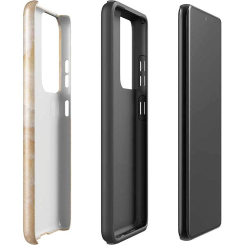 Crystal Vanilla Galaxy S21 Ultra 5G Pro Case