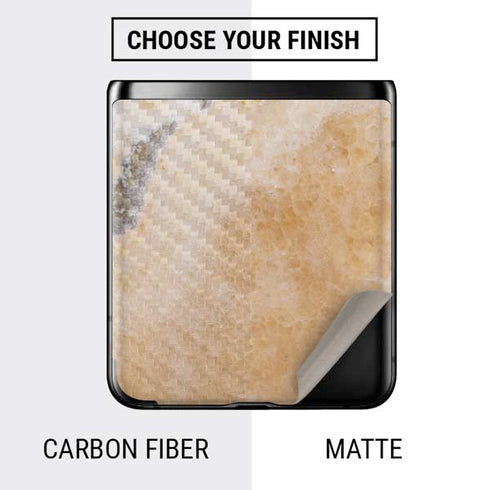 Crystal Vanilla Galaxy Z Flip Skin