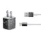 Crystal Black iPhone Charger (5W USB) Skin