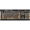 Crystal Vanilla K95 RGB PLATINUM Mechanical Gaming Keyboard Skin