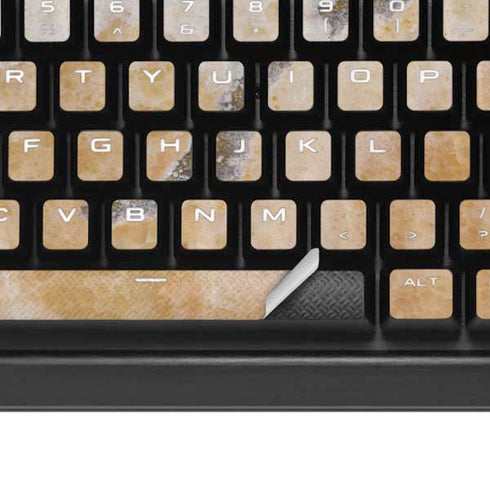 Crystal Vanilla K95 RGB PLATINUM Mechanical Gaming Keyboard Skin