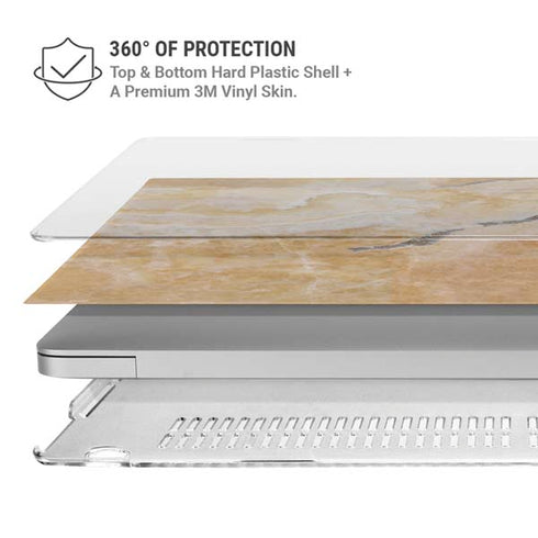 Crystal Vanilla MacBook Pro 13in (2020) Case plus Skin
