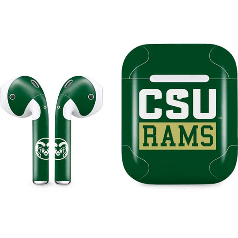 Colorado State University CSU Rams Apple AirPods 2 Skin