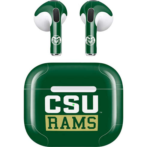 Colorado State University CSU Rams Apple AirPods (3rd Gen 2021) Skin