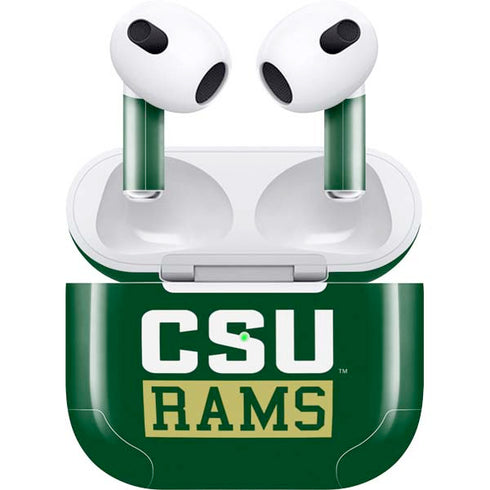 Colorado State University CSU Rams Apple AirPods (3rd Gen 2021) Skin