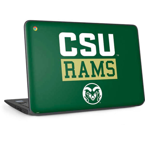 Colorado State University CSU Rams HP Chromebook Skin