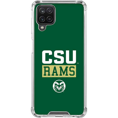 Colorado State University CSU Rams Galaxy A12 Clear Case