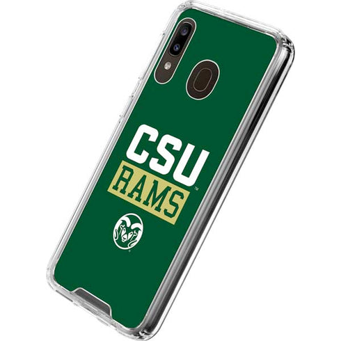Colorado State University CSU Rams Galaxy A30 Clear Case