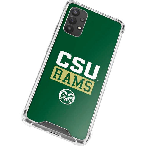 Colorado State University CSU Rams Galaxy A32 5G Clear Case