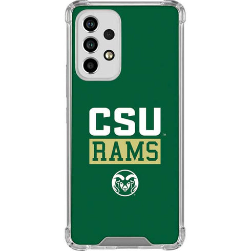 Colorado State University CSU Rams Galaxy A33 5G Clear Case