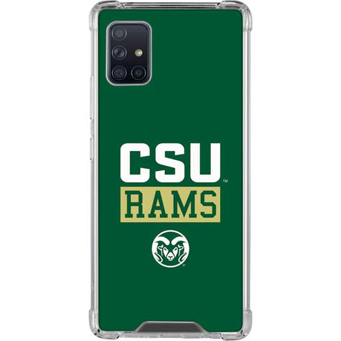 Colorado State University CSU Rams Galaxy A51 5G Clear Case