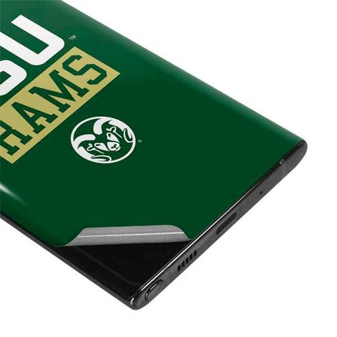 Colorado State University CSU Rams Galaxy Note 10 Plus Skin