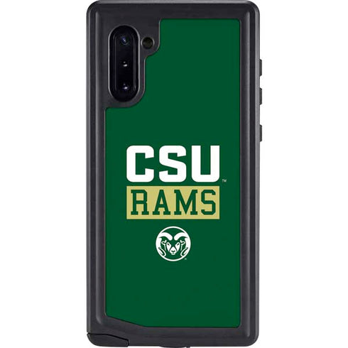 Colorado State University CSU Rams Galaxy Note 10 Waterproof Case