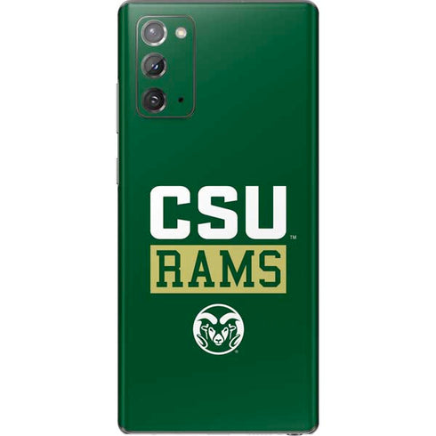 Colorado State University CSU Rams Galaxy Note20 5G Skin