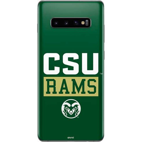 Colorado State University CSU Rams Galaxy S10 Plus Skin