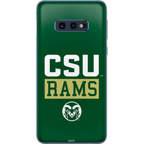Colorado State University CSU Rams Galaxy S10e Skin