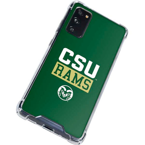 Colorado State University CSU Rams Galaxy S20 FE Clear Case