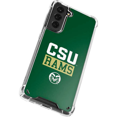 Colorado State University CSU Rams Galaxy S21 Plus 5G Clear Case