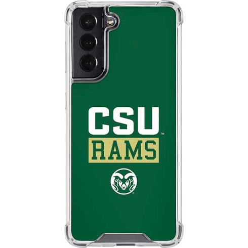 Colorado State University CSU Rams Galaxy S22 Clear Case