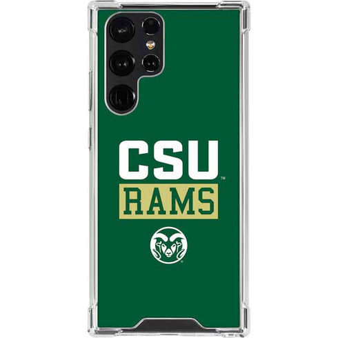 Colorado State University CSU Rams Galaxy S24 Ultra Clear Case