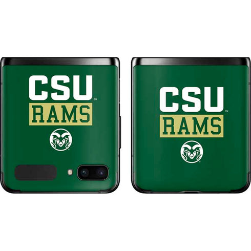 Colorado State University CSU Rams Galaxy Z Flip Skin