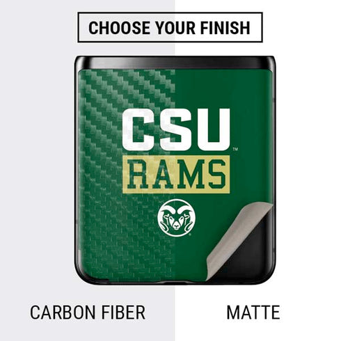 Colorado State University CSU Rams Galaxy Z Flip Skin
