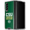Colorado State University CSU Rams Galaxy Z Fold4 5G Clear Case