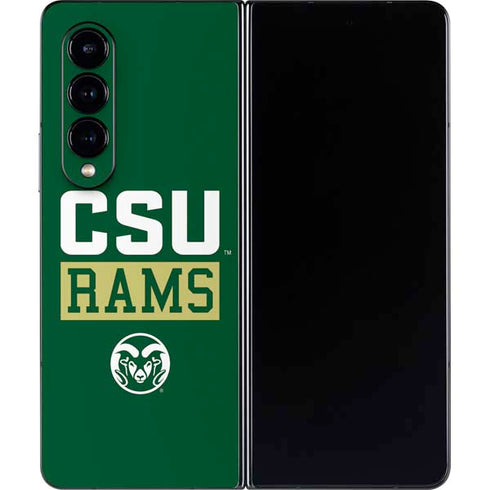 Colorado State University CSU Rams Galaxy Z Fold4 5G Skin