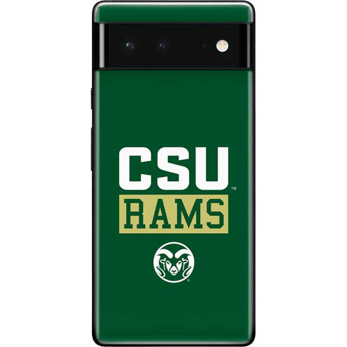 Colorado State University CSU Rams Google Pixel 6 Skin