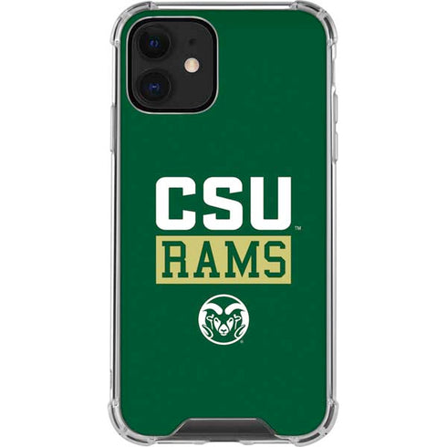 Colorado State University CSU Rams iPhone 12 Clear Case