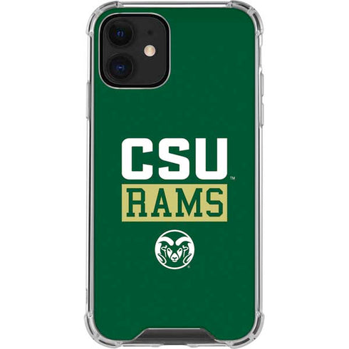 Colorado State University CSU Rams iPhone 12 Mini Clear Case