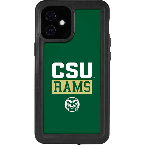 Colorado State University CSU Rams iPhone 12 Mini Waterproof Case