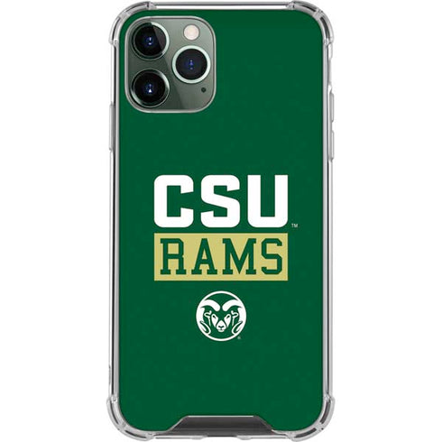 Colorado State University CSU Rams iPhone 12 Pro Max Clear Case