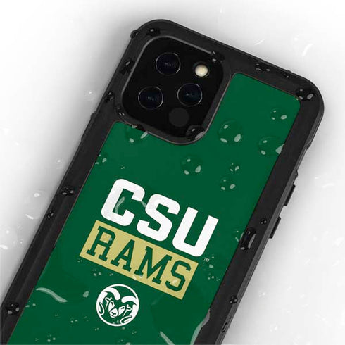 Colorado State University CSU Rams iPhone 12 Pro Max Waterproof Case