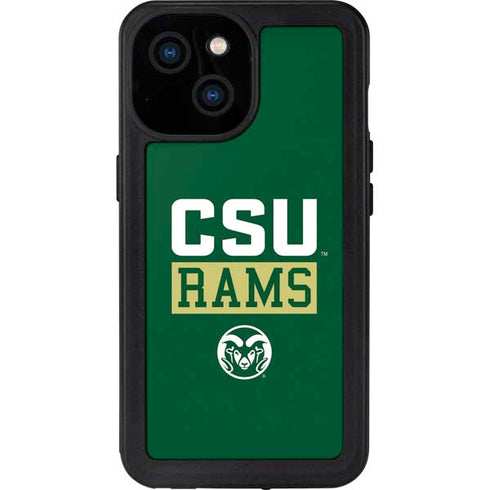 Colorado State University CSU Rams iPhone 13 Mini Waterproof Case