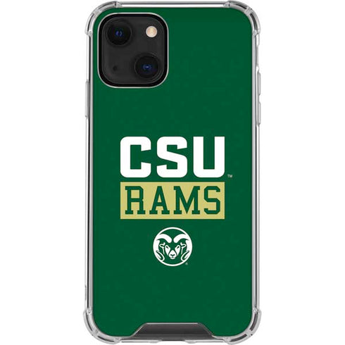 Colorado State University CSU Rams iPhone 14 Plus Clear Case