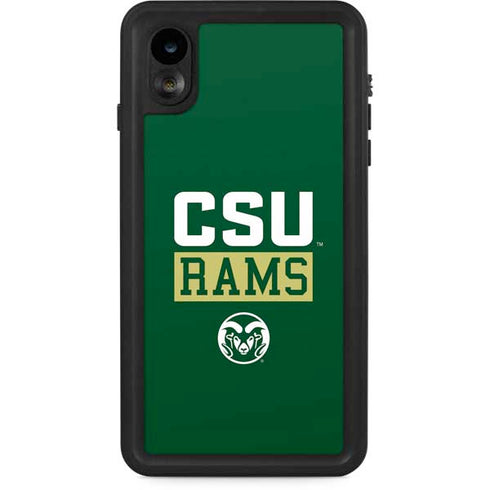 Colorado State University CSU Rams iPhone XR Waterproof Case