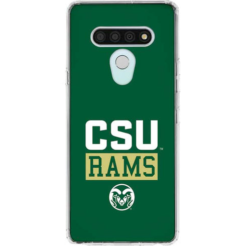 Colorado State University CSU Rams LG Stylo 6 Clear Case