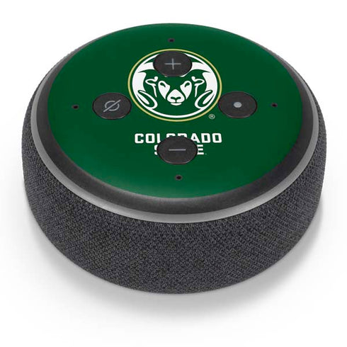 Colorado State University CSU Rams Logo Amazon Echo Dot Skin