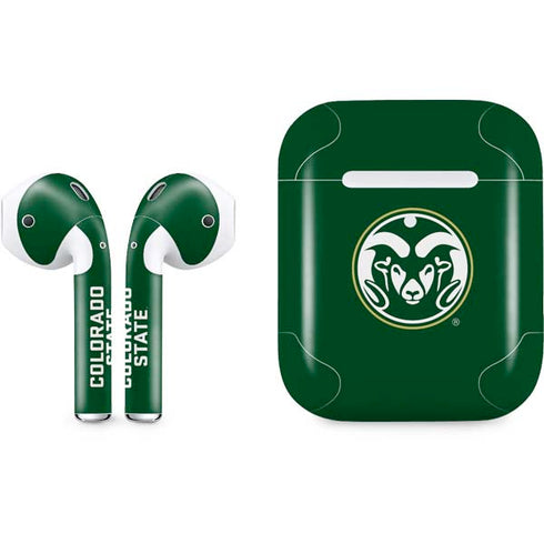 Colorado State University CSU Rams Logo Apple AirPods 2 Skin