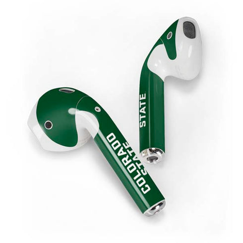 Colorado State University CSU Rams Logo Apple AirPods 2 Skin