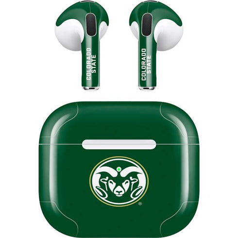 Colorado State University CSU Rams Logo Apple AirPods (3rd Gen 2021) Skin