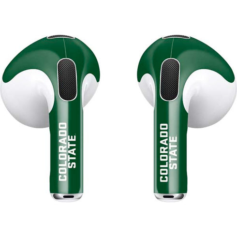 Colorado State University CSU Rams Logo Apple AirPods (3rd Gen 2021) Skin