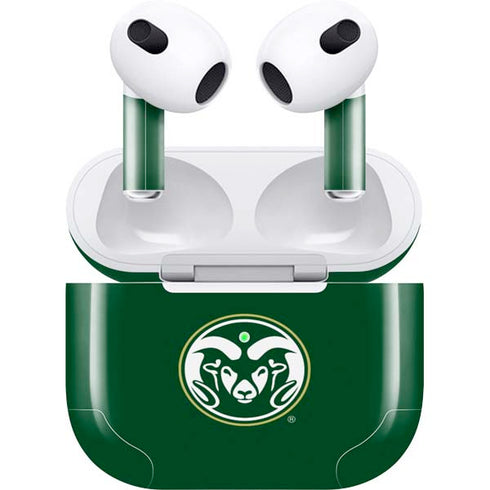 Colorado State University CSU Rams Logo Apple AirPods (3rd Gen 2021) Skin