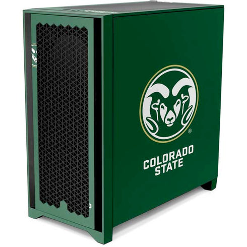 Colorado State University CSU Rams Logo Corsair 4000D Tempered Glass Mid-Tower ATX Case Skin