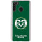 Colorado State University CSU Rams Logo Galaxy A21 Clear Case