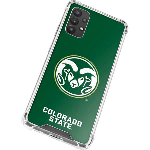 Colorado State University CSU Rams Logo Galaxy A32 5G Clear Case