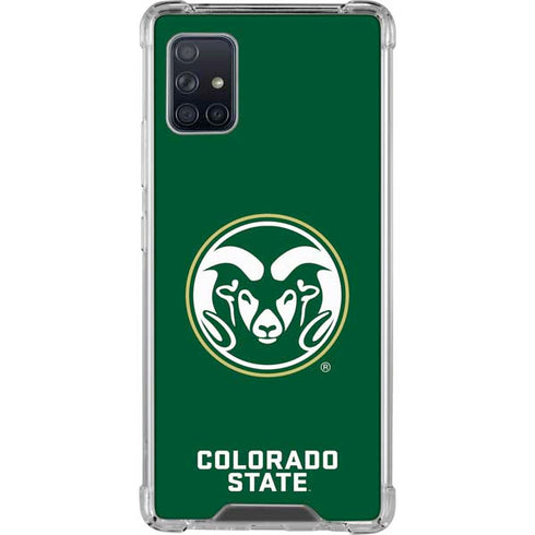 Colorado State University CSU Rams Logo Galaxy A51 5G Clear Case
