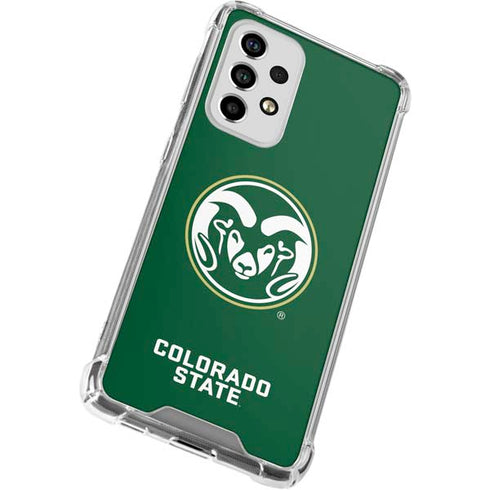 Colorado State University CSU Rams Logo Galaxy A53 5G Clear Case